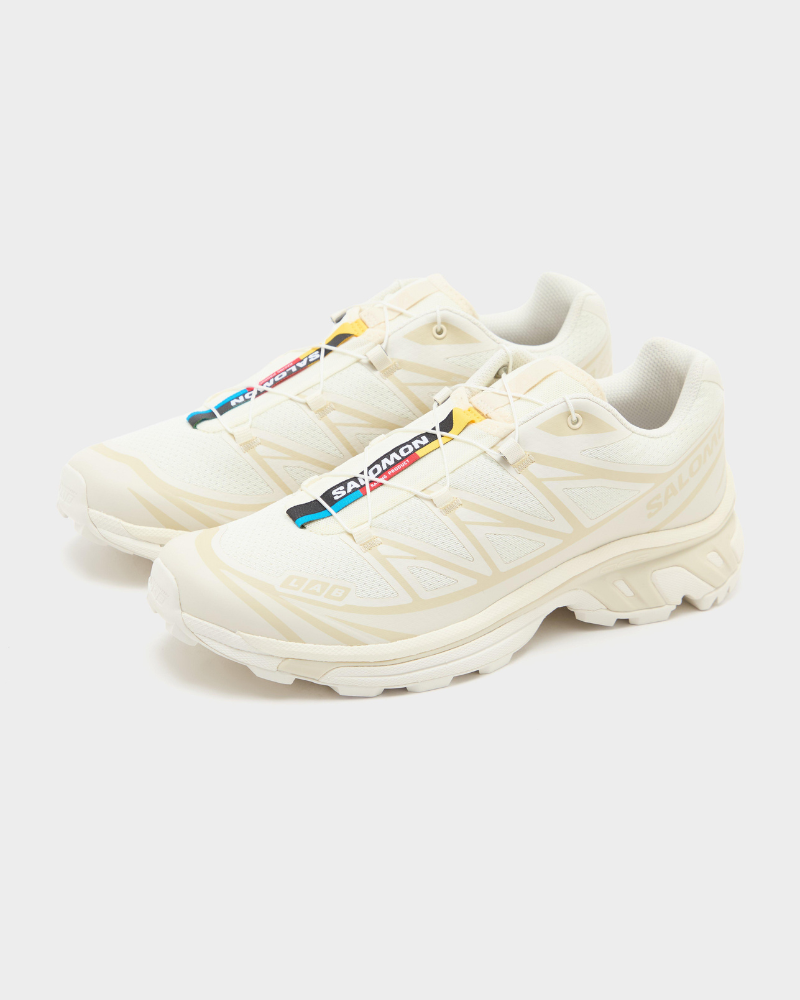 Salomon XT-6 sneaker in white at Century 21 NYC designer shoe drop