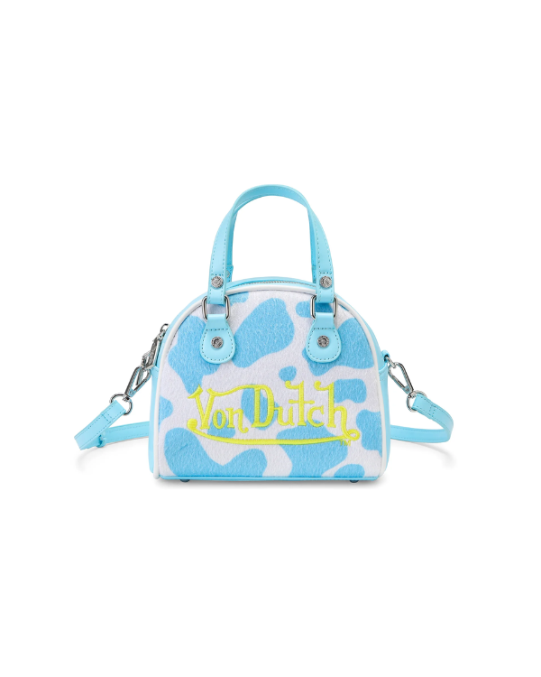 Von Dutch Bowling Bag in Blue Cow at Century 21 NYC