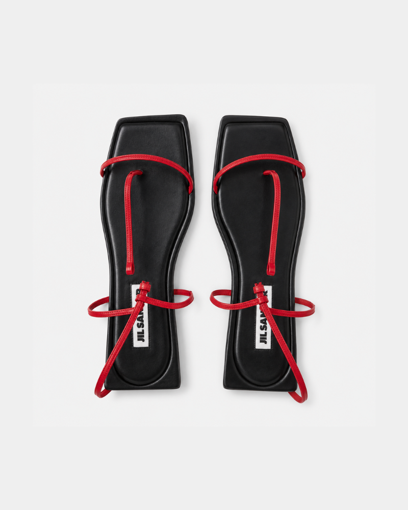 Jil Sander Sandolo sandals at Century 21 NYC designer clearance