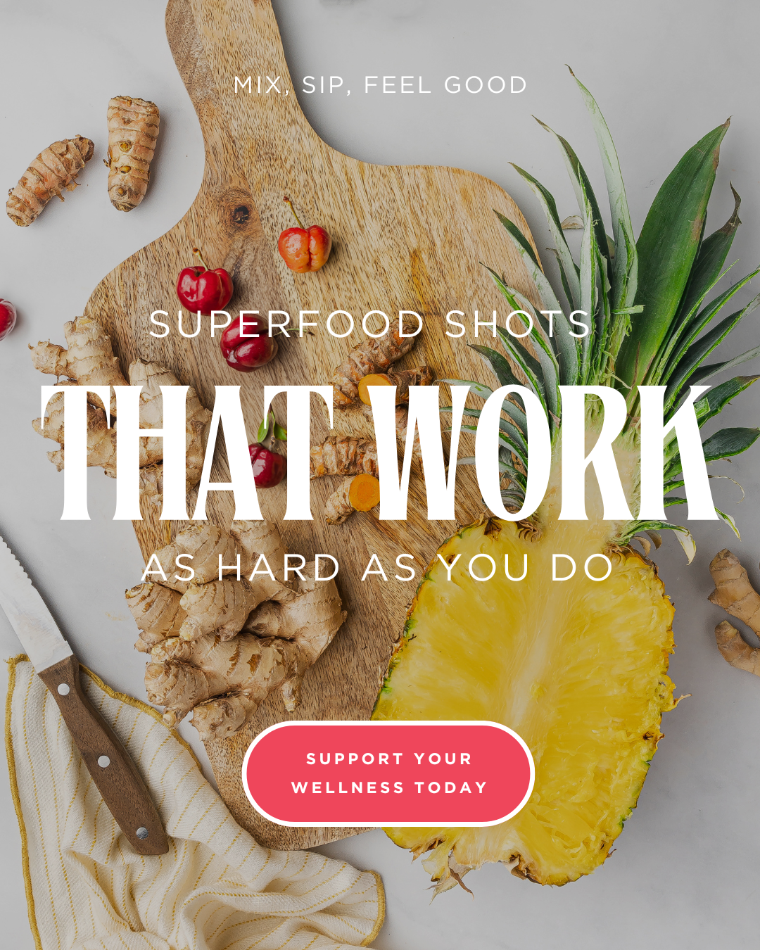 Pineapple Ginger Shots 