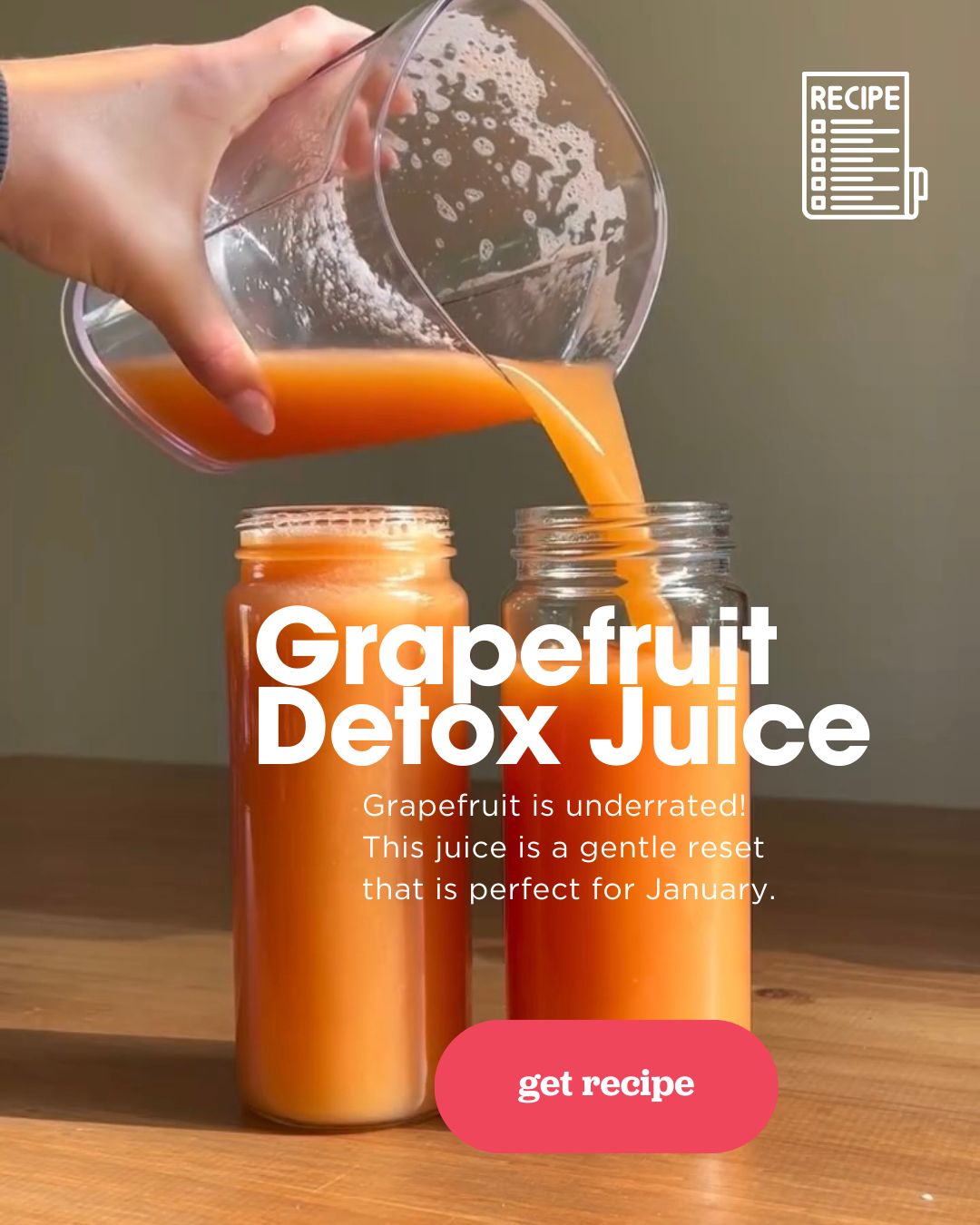 Grapefruit detox juice