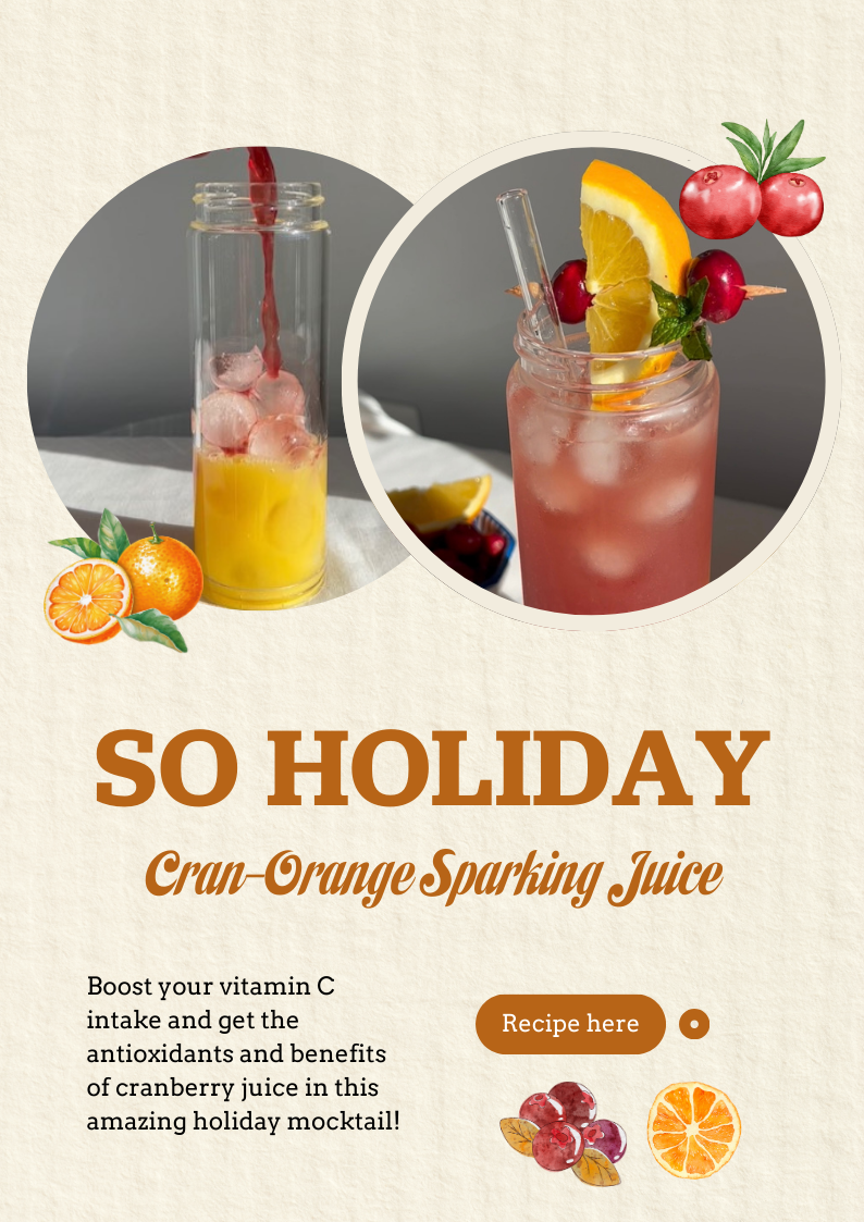 cranberry orange mocktail recipe