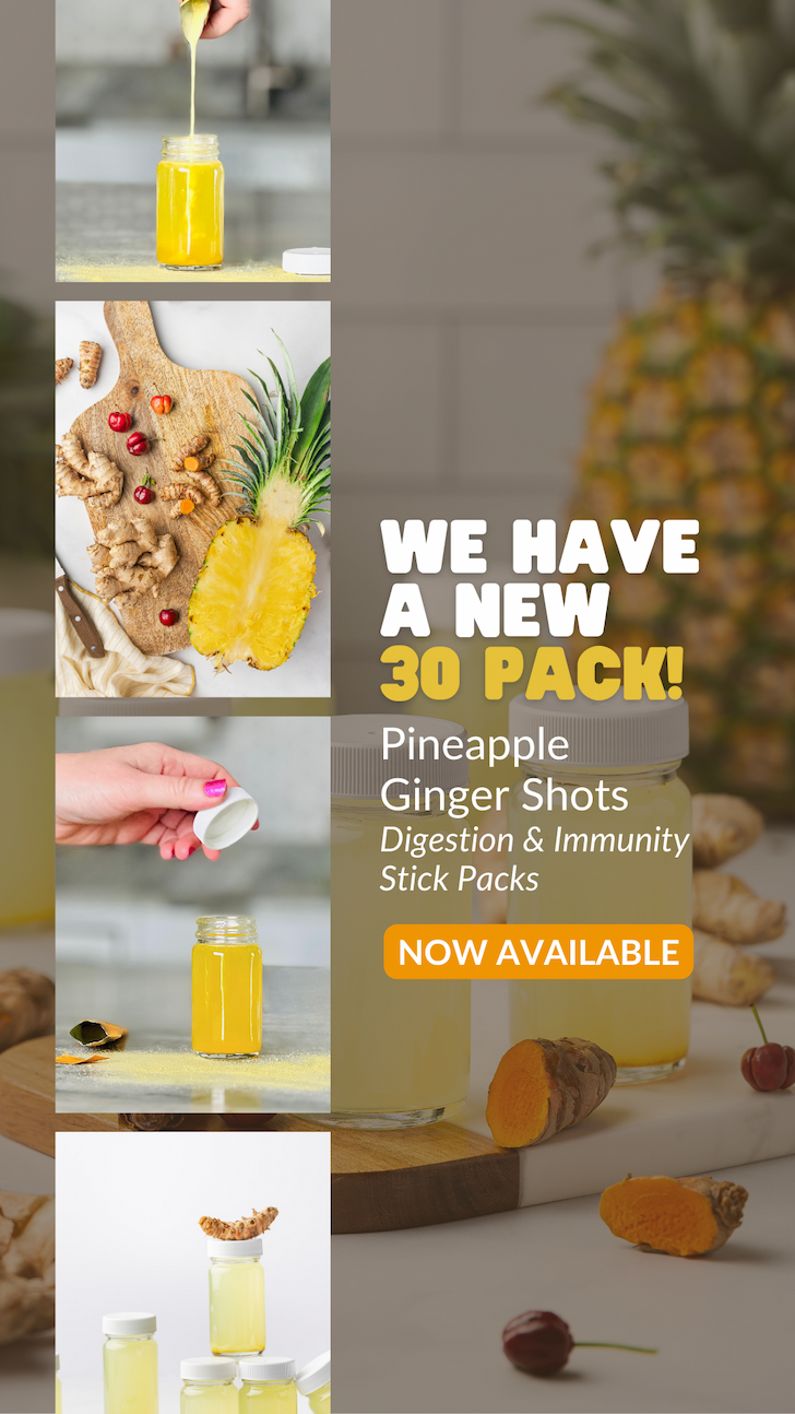 Pineapple Ginger Shots 30pk
