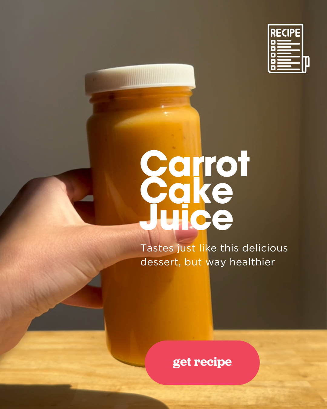 Carrot Cake Juice Recipe 