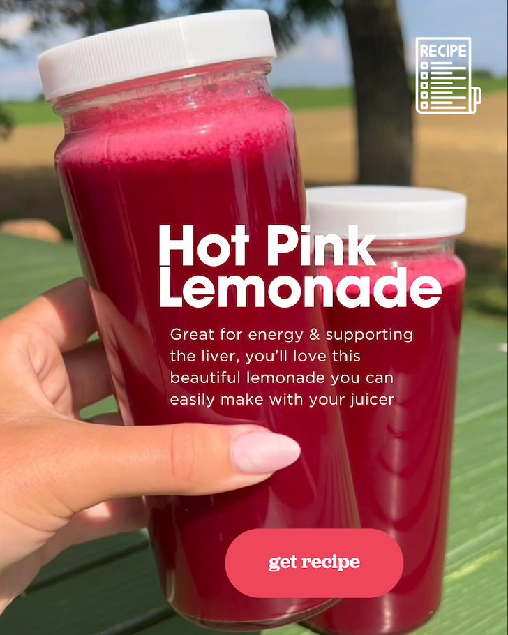 Hot Pink Lemonade Juice