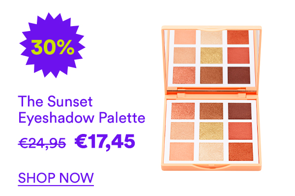THE SUNSET EYESHADOW PALETTE