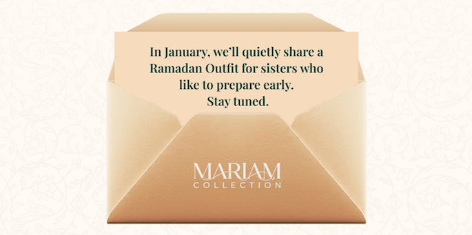 In January, we’ll quietly share a Ramadan Outfit for sisters who like to prepare early. Stay tuned.
