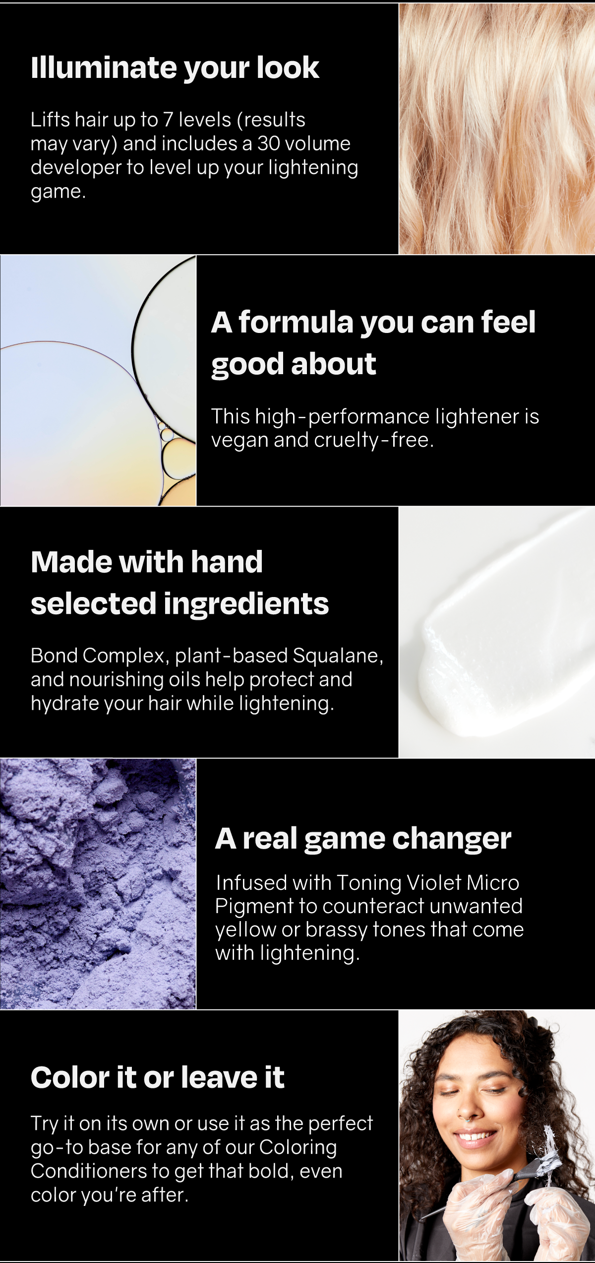 Introducing The Bleach Hair Lightening System Overtone Color