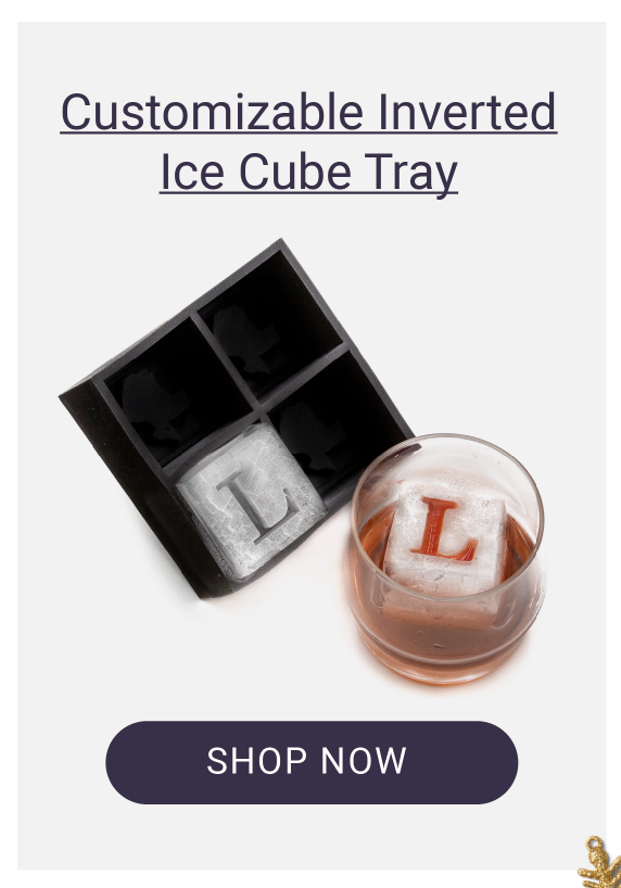 Customizable Inverted Ice Cube Tray