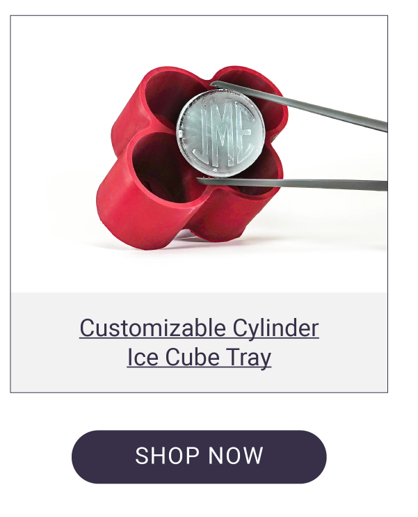 Customizable Cylinder Ice Cube Tray