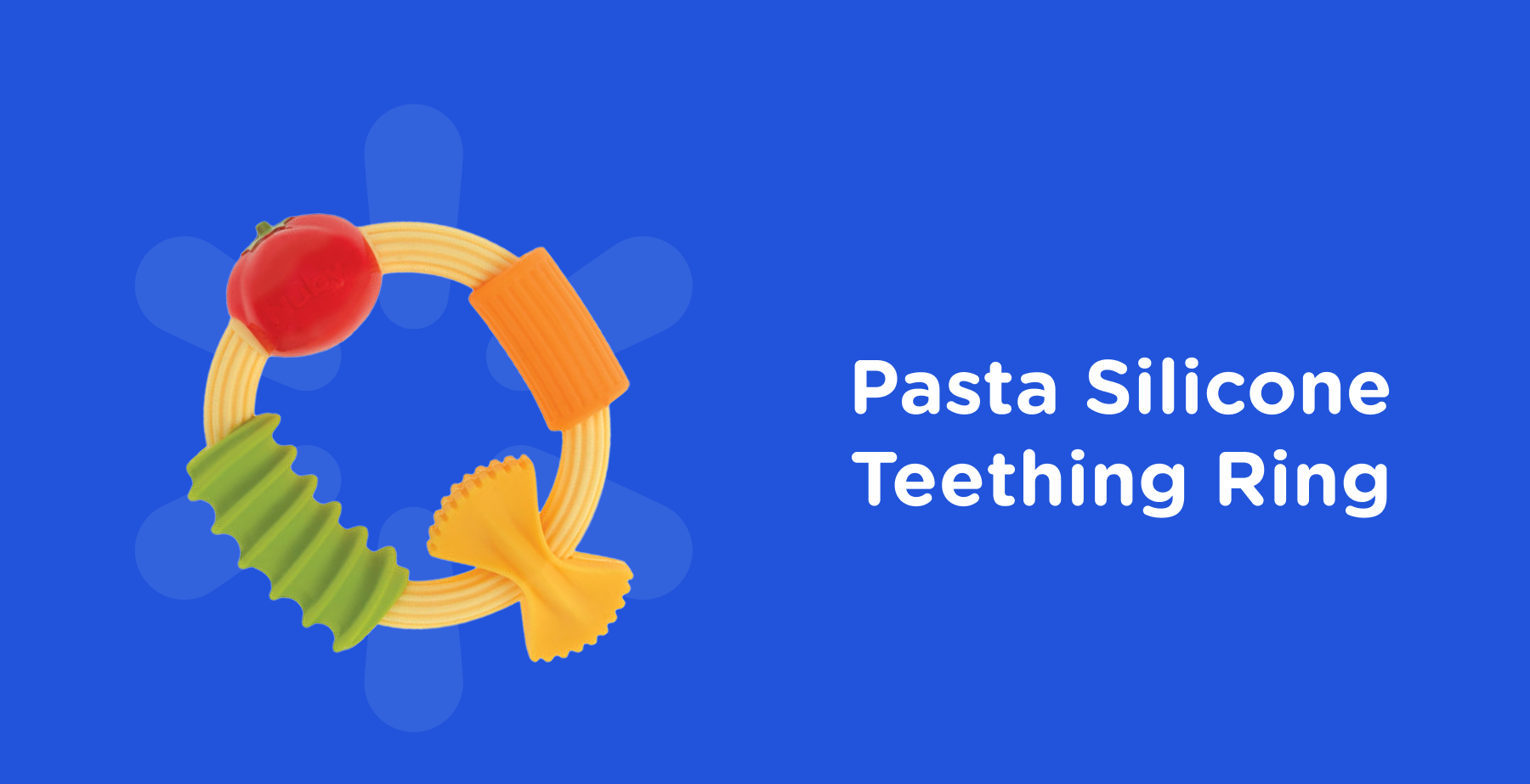 Shop the Pasta Silicone Teething Ring