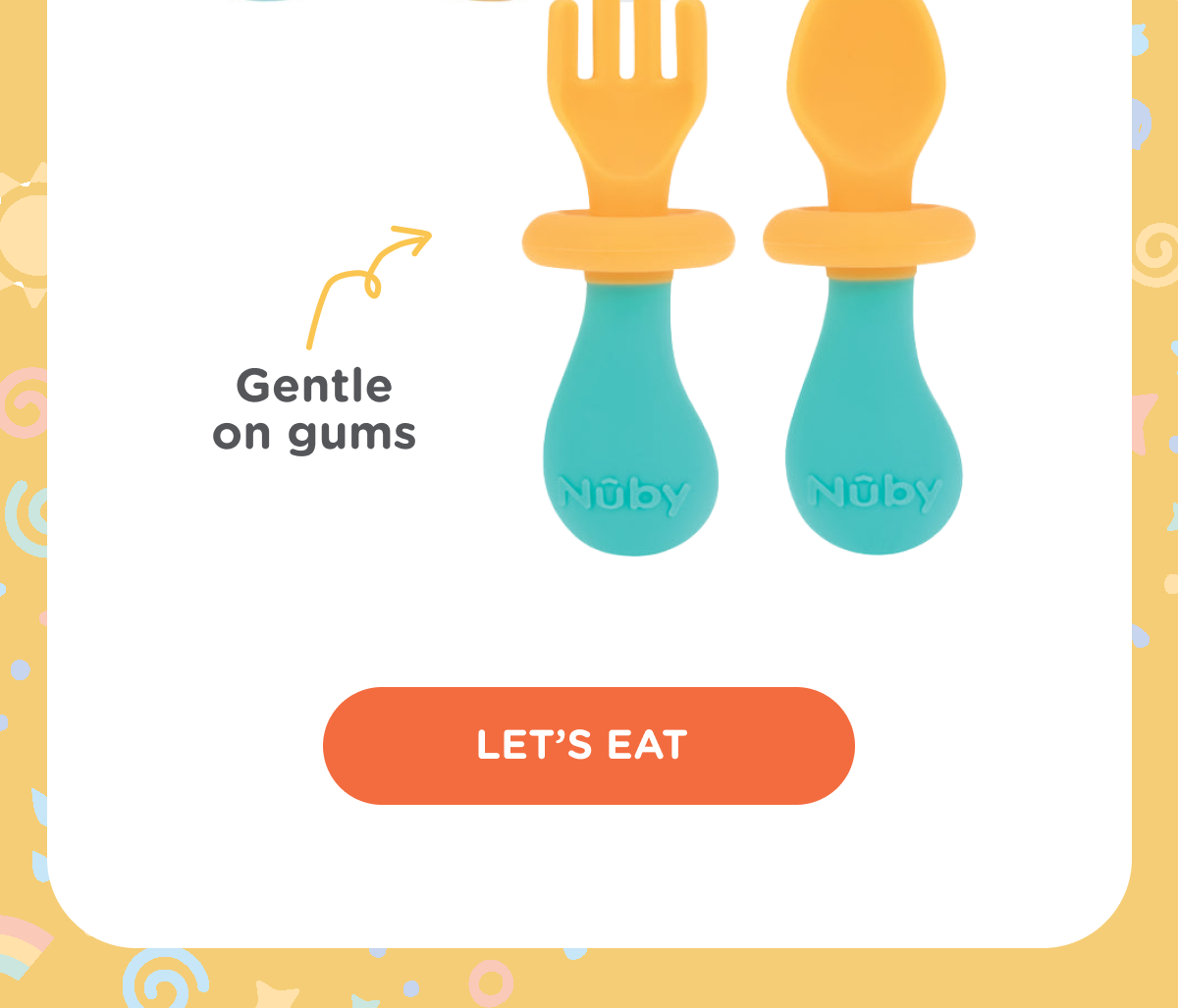 Gentle on gums - shop silicone utensils
