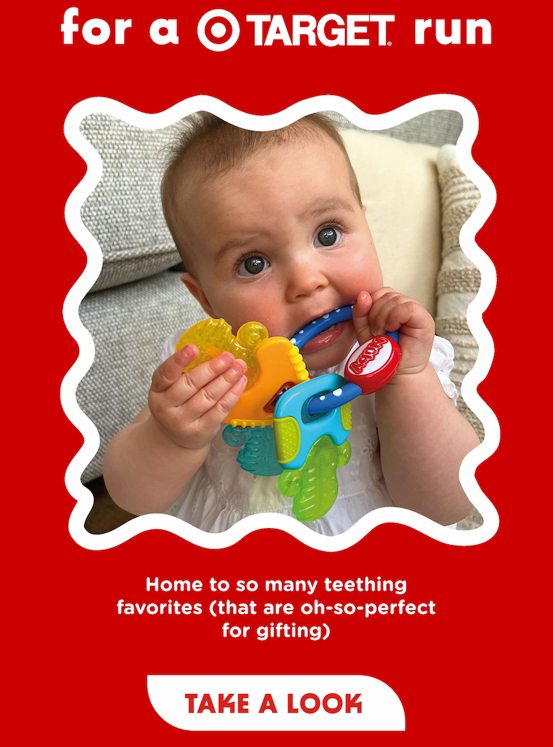 Home to so many teething favorites (that are oh-so-perfect for gifting)
