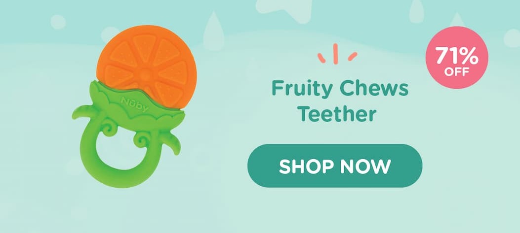 Shop the Fruity Chews Teether at 71% off
