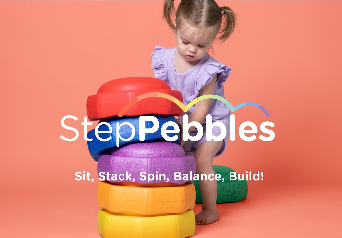 Shop StepPebbles - sit, stack, spin, balance, build!