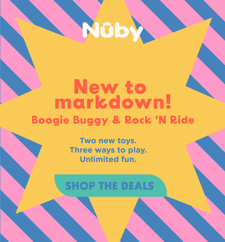 New to markdown! Boogie Buggy & Rock 'N Ride - two new toys. Three ways to play. Unlimited fun. Shop the deals!