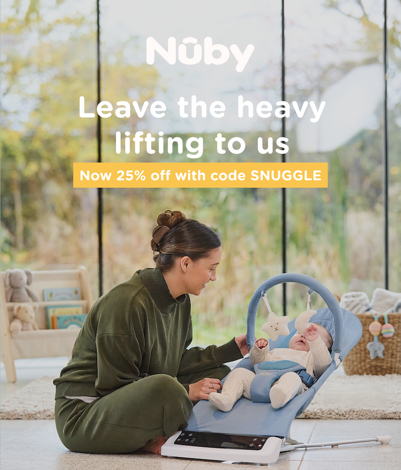 Leave the heavy lifting to us: The Deluxe Baby Bouncer Seat is now 25% off with code SNUGGLE