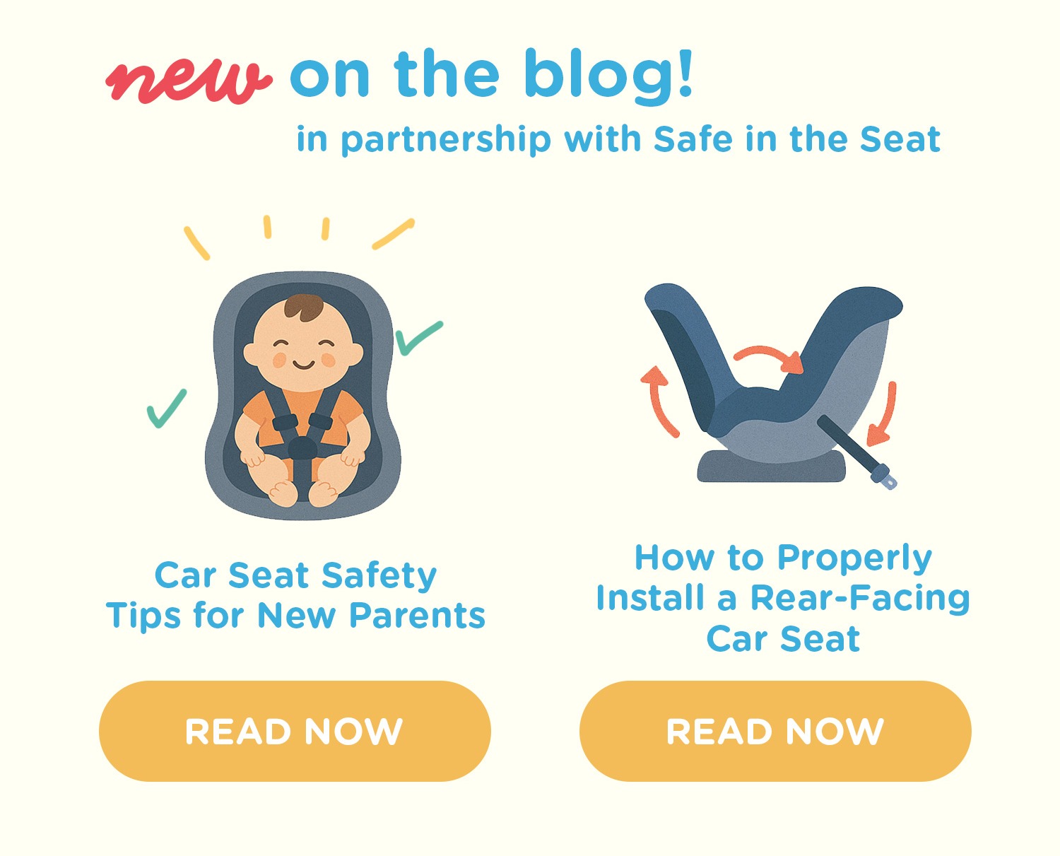 New on the blog! In partnership with Safe in the Seat