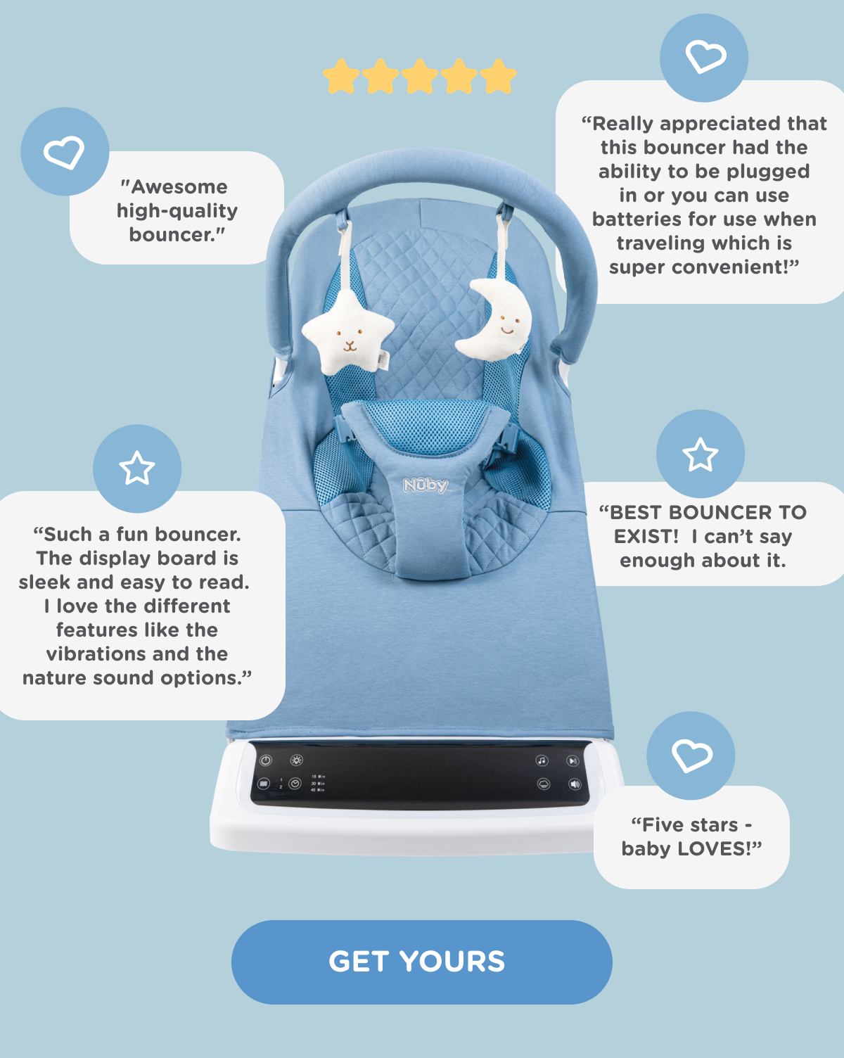 "BEST BOUNCER TO EXIST! I can't say enough about it." Get yours