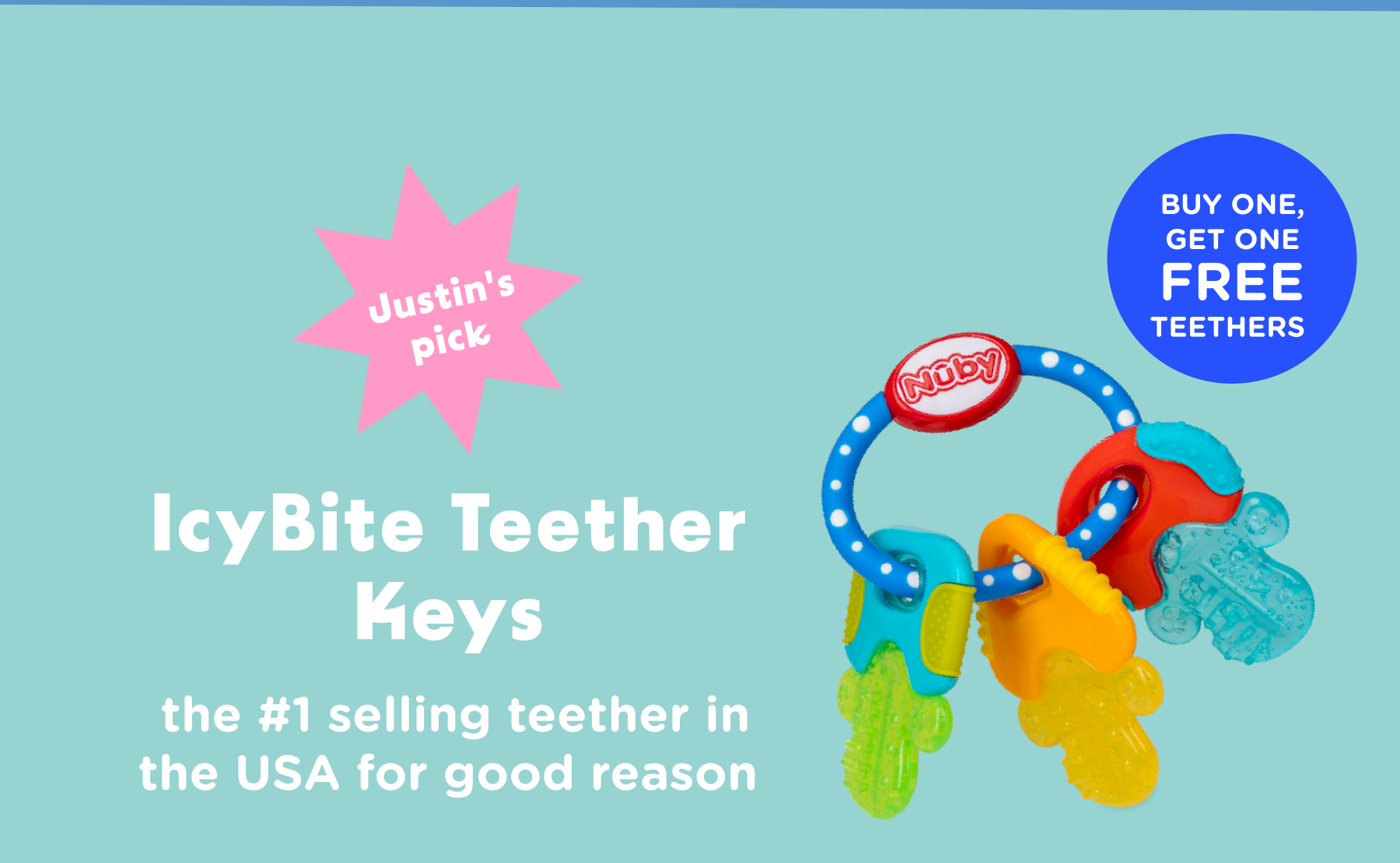 Shop IcyBite Teether Keys - the #1 selling teether in the USA for good reason