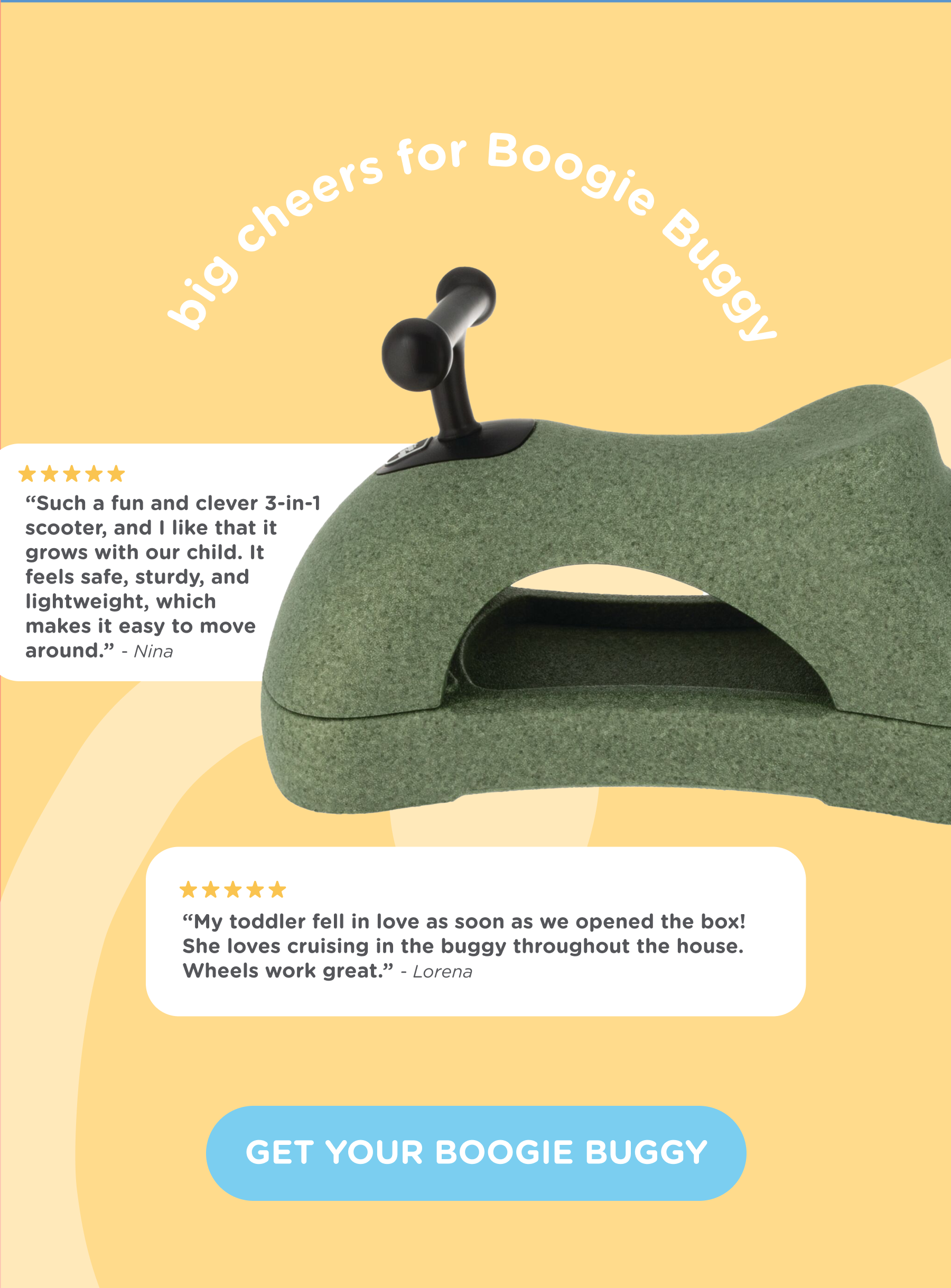 Big cheers for Boogie Buggy