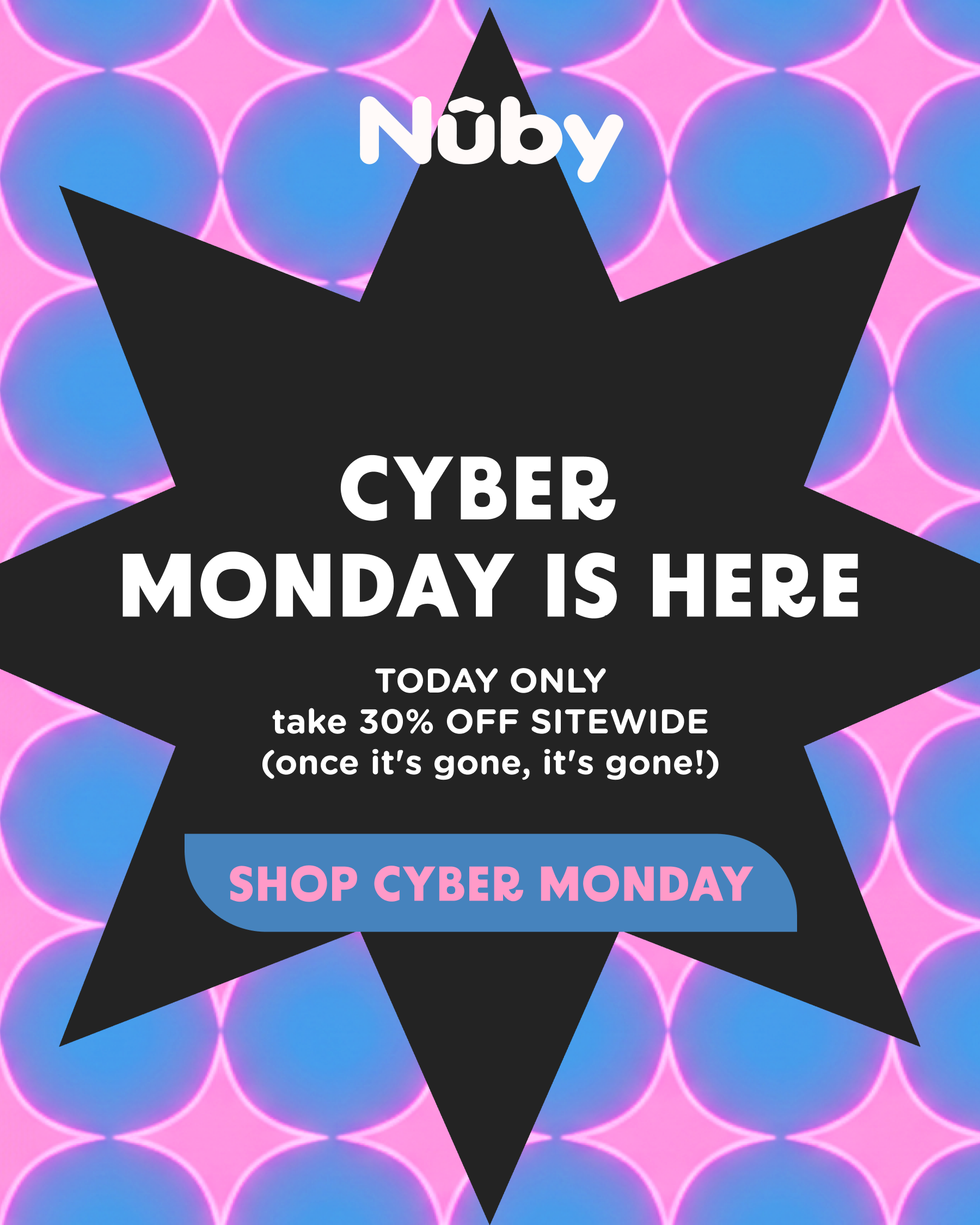 Cyber Monday is here - today only, take 30% off sitewide