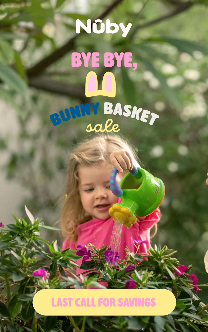 Bye bye, Bunny Basket Sale! This is the last call for savings.