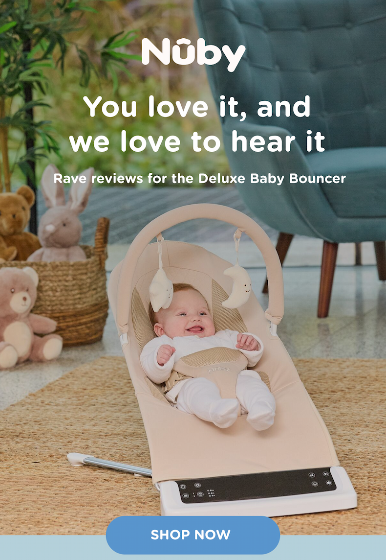 You love it, and we love to hear it. Rave reviews for the Deluxe Baby Bouncer. Shop now