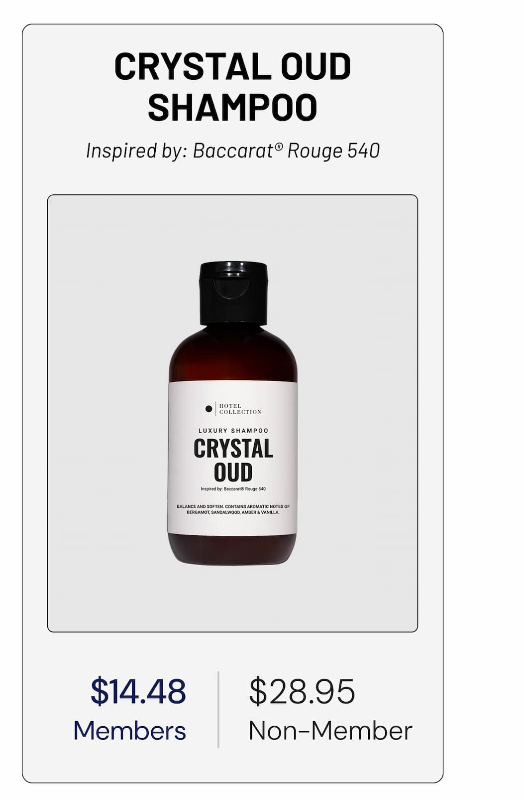 CRYSTAL OUD SHAMPOO 