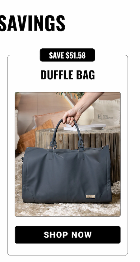 DUFFLE BAG | SHOP NOW