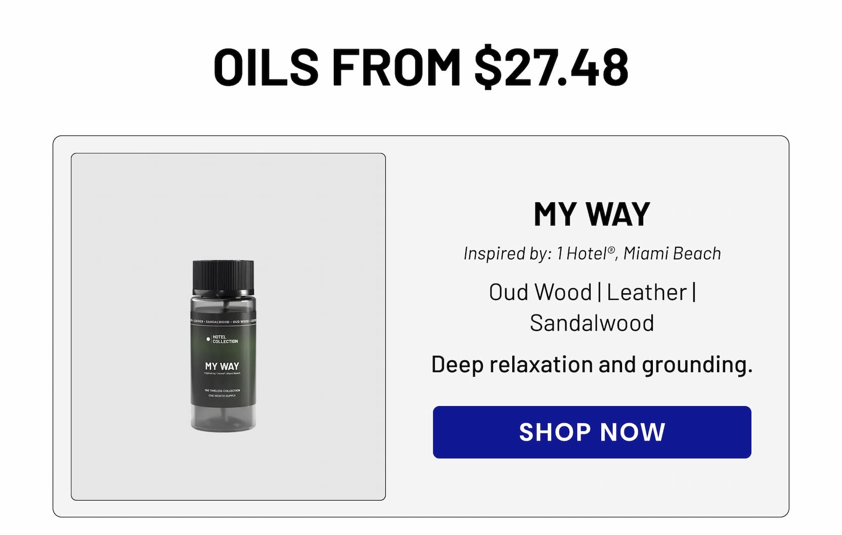 MY WAY | SHOP NOW