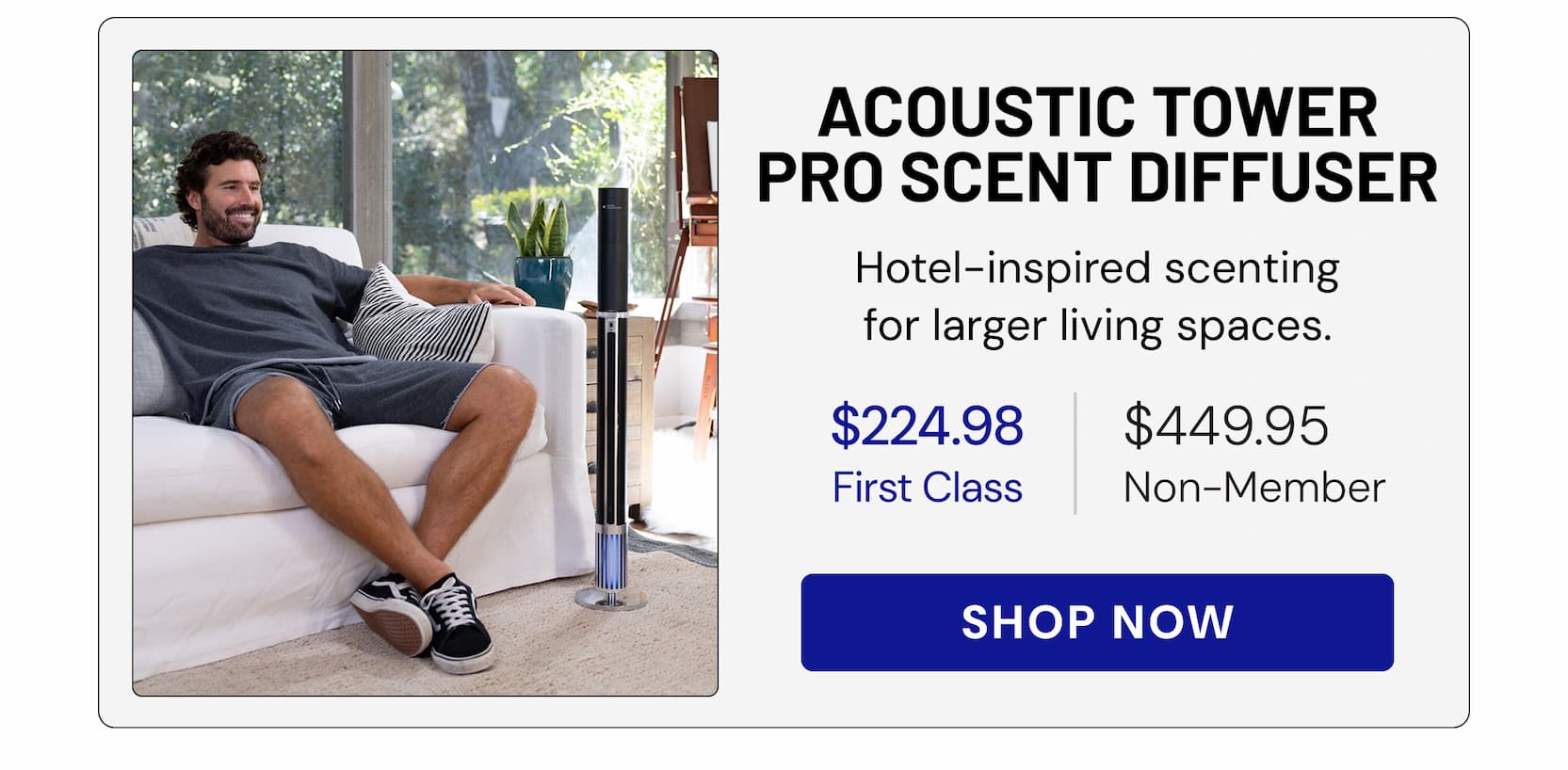 ACOUSTIC TOWER PRO SCENT DIFFUSER | SHOP NOW