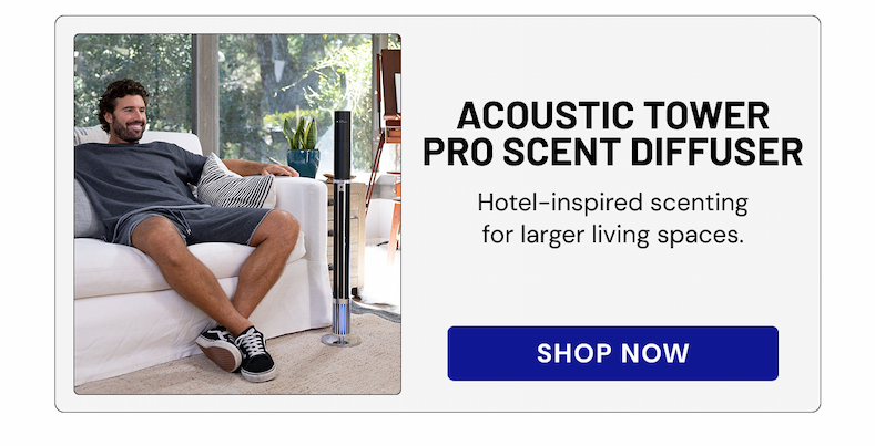 ACOUSTIC TOWER PRO SCENT DIFFUSER | SHOP NOW