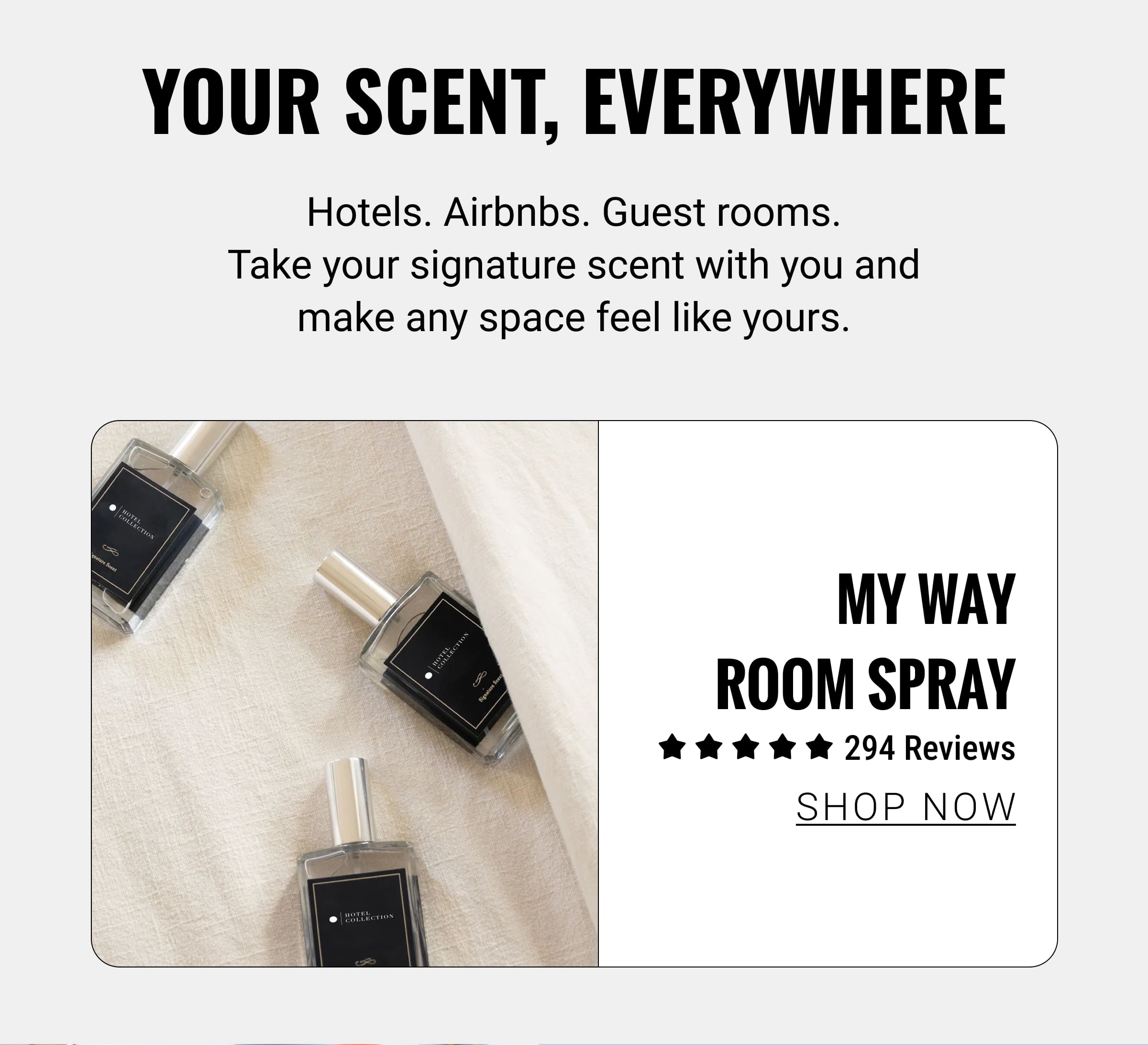 MY WAY ROOM SPRAY | SHOP NOW