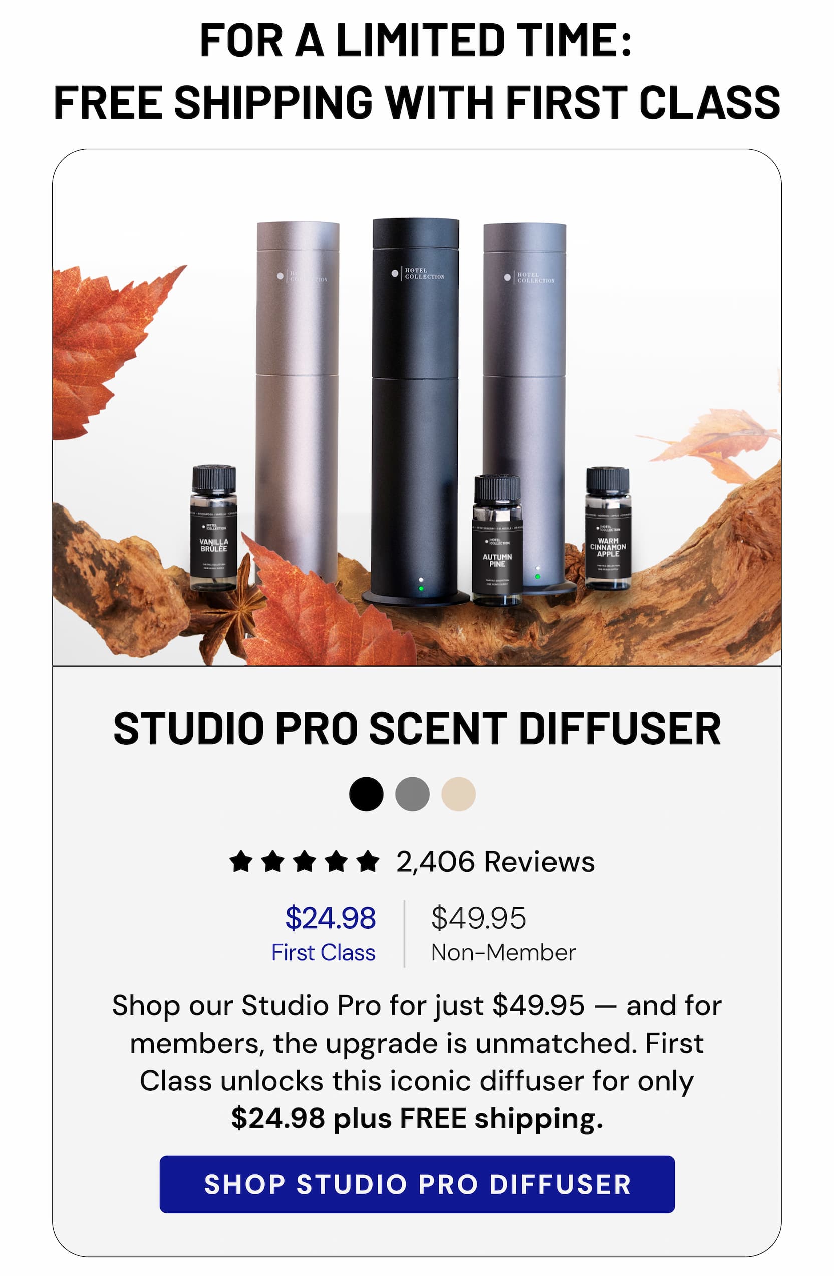 STUDIO PRO SCENT DIFFUSER | SHOP NOW