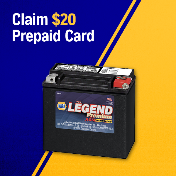 Claim $20 Prepaid card.