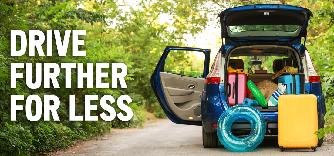 Drive further for less!