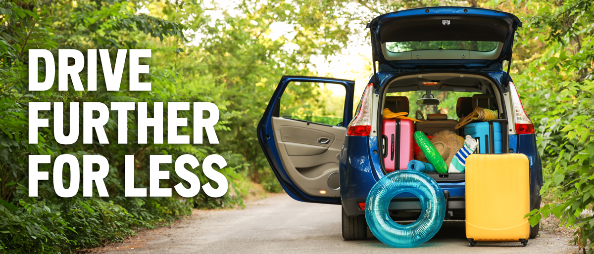 Drive further for less!