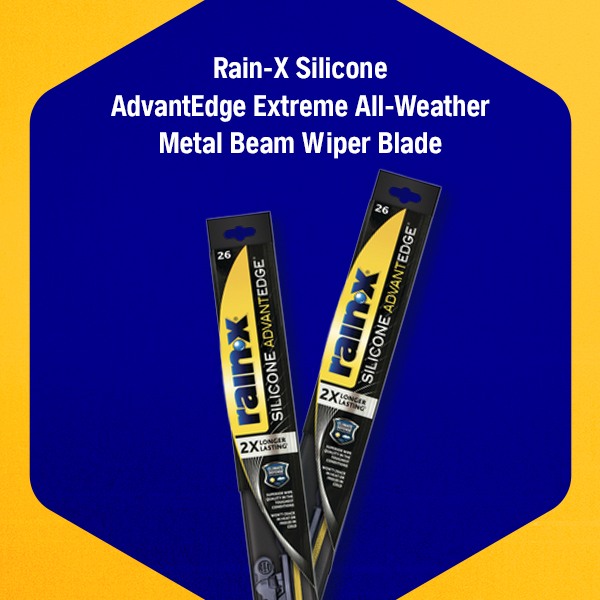 Rain X Silicone AdvantEdge Extreme All-Weather Metal Beam Wiper Blade
