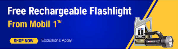Free Rechargeable Flashlight from Mobil 1