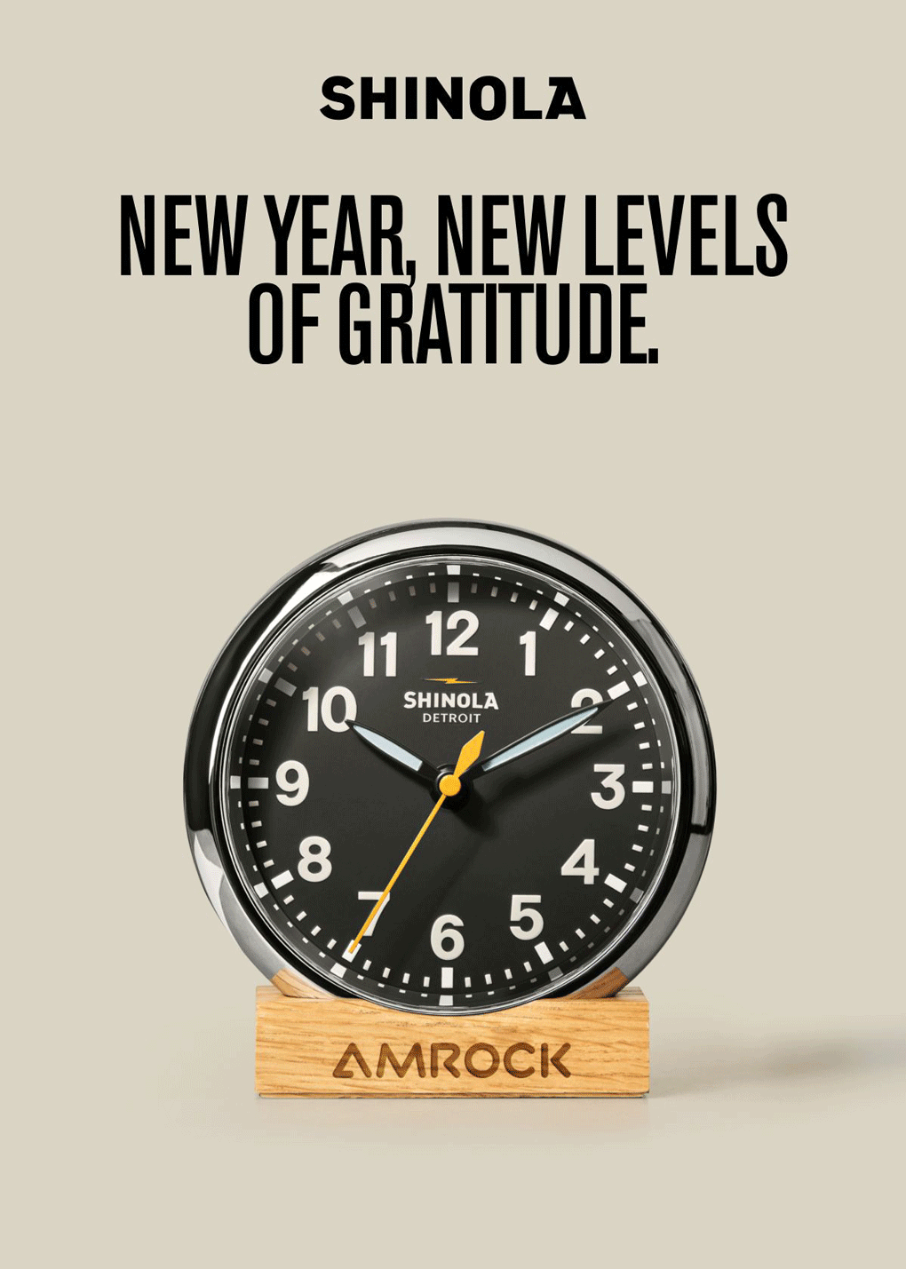 NEW YEAR, NEW LEVELS OF GRATITUDE