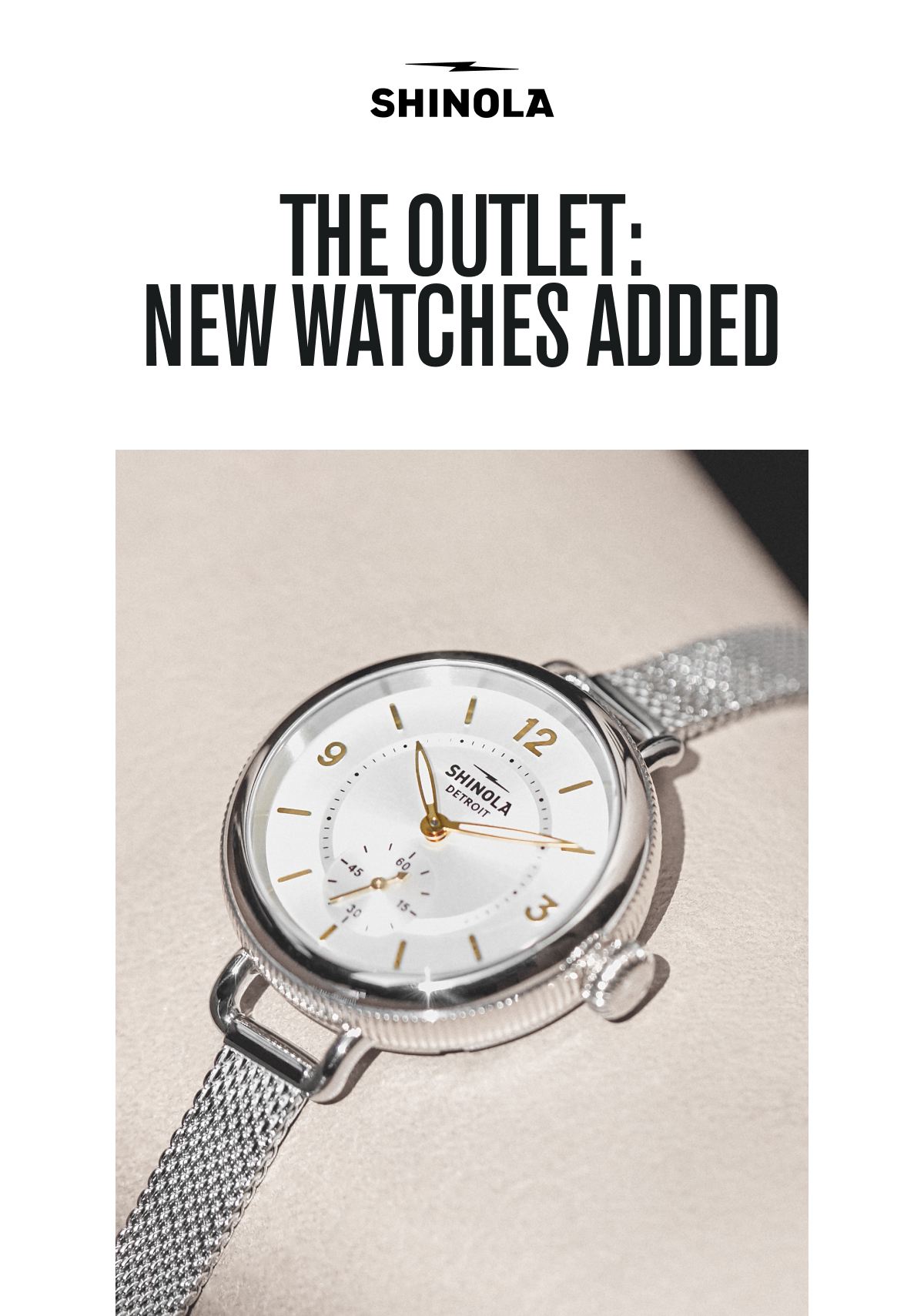 THE OUTLET: NEW WATCHES ADDED