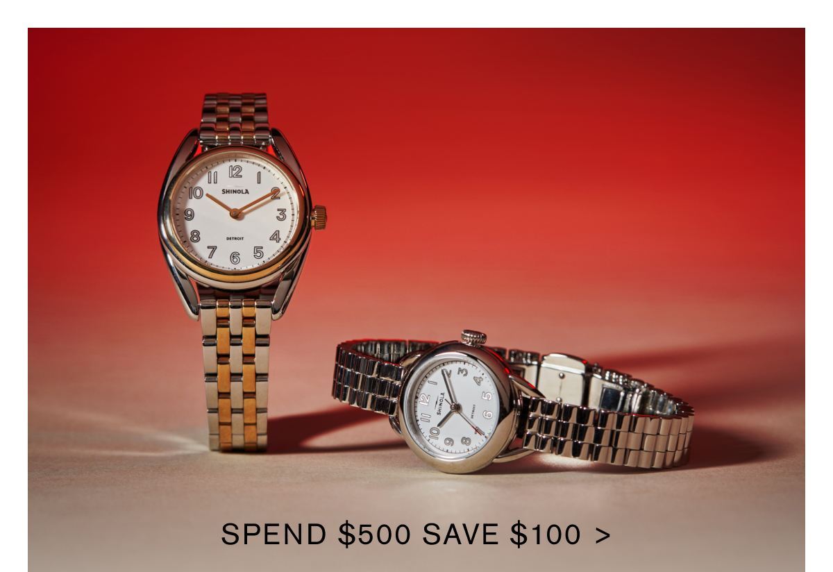 SPEND $500 SAVE $100 >