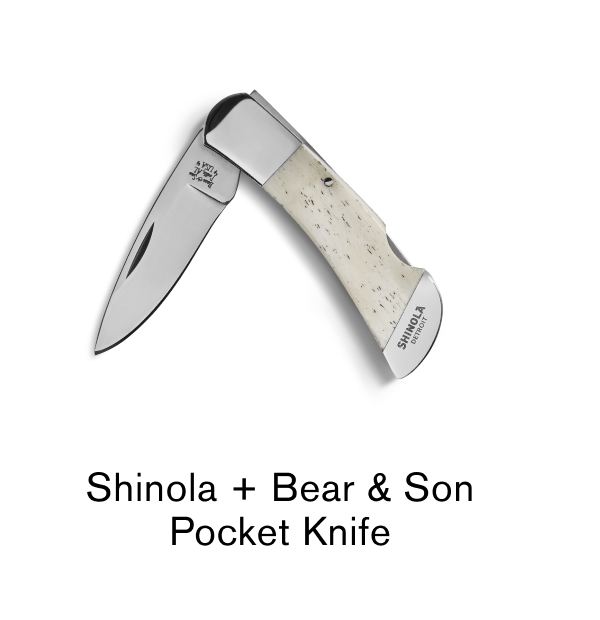 Shinola + Bear & Son Pocket Knife