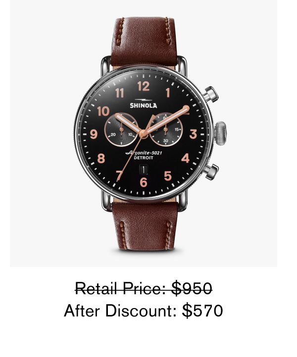 Retail Price: $950 After Discount: $570