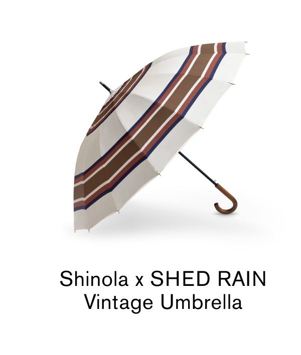 Shinola x SHED RAIN Vintage Umbrella
