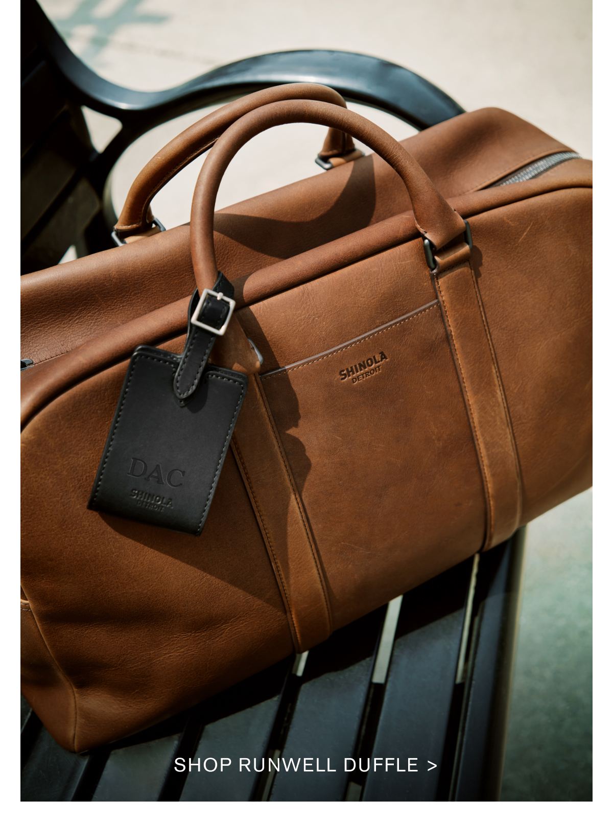 SHOP RUNWELL DUFFLE >