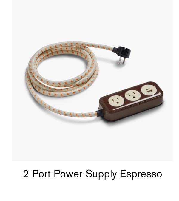 2 Port Power Supply Espresso
