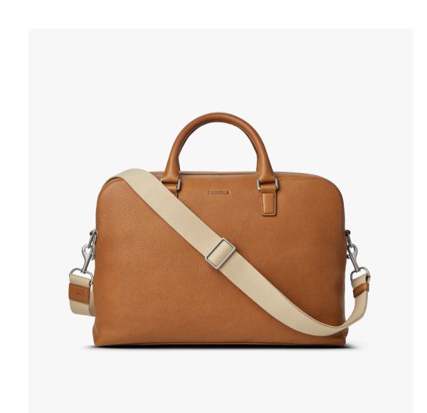 Double Zip Briefcase Front