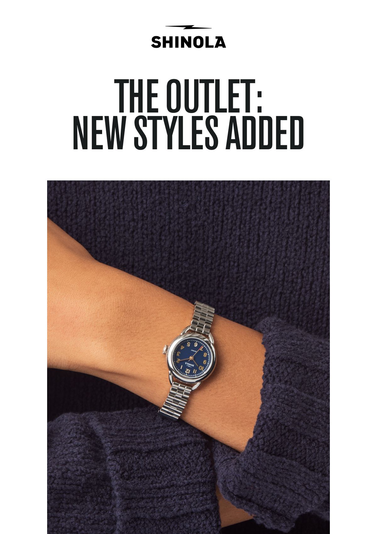 THE OUTLET: NEW STYLES ADDED